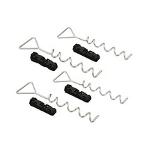 Heavy Duty Galvanized Trampoline Anchor Peg Kit / Tie Down Kit, Fits all... - £45.64 GBP