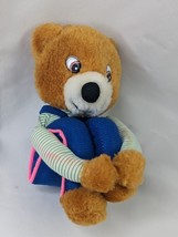 Knee Hugger Bear Plush 12 Inch Anntoy Co 1991 Stuffed Animal Toy - £8.67 GBP