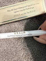 Stila Stay All Day Waterproof Liquid Eye Liner - SNOW / WHITE - Full Size - $12.86