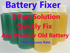 Solar Deep Cycle Battery Repair Liquid 12 Volt or 6 Volt 6 Bottles - £19.55 GBP