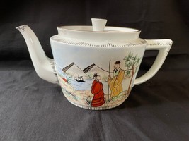 Very Rare antique Royal Copenhagen teapot chinese decoration. Signed bij... - £471.36 GBP