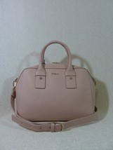FURLA Moonstone Blush Saffiano Leather Small Allegra Satchel $378  Made in Italy - £262.18 GBP