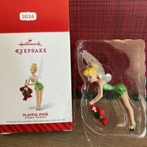 Hallmark Keepsake Disney Fairies Tinker Bell Playful Pixie Ornament 2014 - £15.52 GBP
