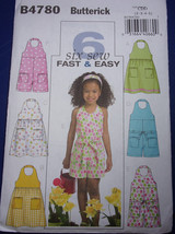 Butterick Children’s/Girl’s Dress Shortalls &amp; Belt Size 2-5 #B4780 Uncut - £4.70 GBP