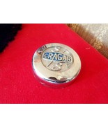 Vintage 3 1/4&quot; CRAGAR Chrome metal hubcap center cap - £22.18 GBP