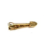 Gold Tone Shovel Tie Clasp Unbranded 4 Triangles In Large Triangle.111715 - £19.75 GBP