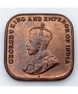 1920 Straits Settlements 1 Cent Coin (Brilliant Uncirculated, BU) 1c KM# 32 - $1,173.32 MXN