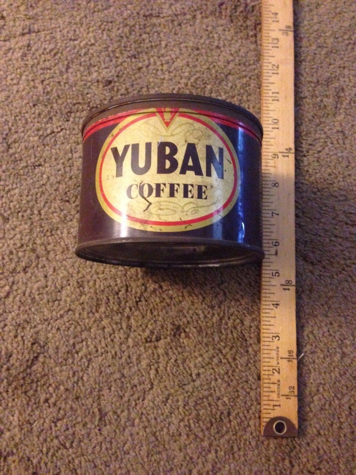 Primary image for Yuban 1 LB Caffè Can Conservare Latta Originale USA Western Can San Fran General