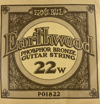Ernie Ball Earthwood Phosphor Bronze Guitar String 1822w Sim202301 - £7.74 GBP