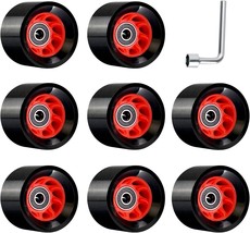 Tobwolf 8 Pack 58Mm X 39Mm, 95A, Indoor Quad Roller Skate Wheels For Roller - £32.54 GBP