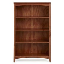 Mission Craftsman Shaker 4 Shelf 48&quot; Solid Wood Bookcase - £318.94 GBP