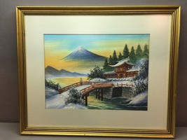 Chinese embroidery famous painting landscape Asian oriental contemporary... - $34.65