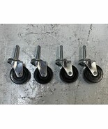 4 Pack of Caster Wheels 49mm OD 1-1/2&quot; Stems (4 Quantity) - $20.46