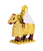 Medieval Movie Middle Ages Knights Warhorse Building Blocks Bricks Toy For Gifts - £7.88 GBP