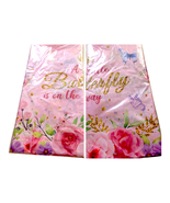 Baby Girl Pink Gold Baby Shower Photo Backdrop A Litte Butterfly Theme 5... - $9.89