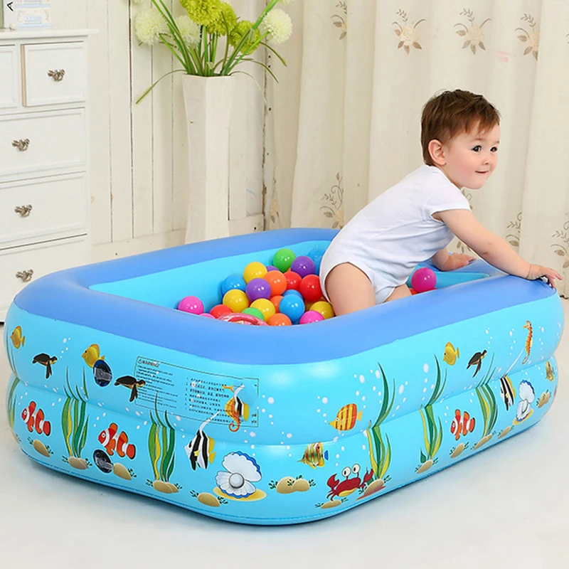 Baby Inflatable Swimming Pool Home Bathtub for Toddler Infant Bathing Tub Summ - £25.67 GBP