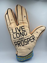 Star Trek Live Long and Prosper 15&quot; Plush Hand Pillow Plush Kidrobot Spock - £21.29 GBP