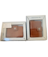 Princess Gardner Photo ID Key Fob Soft Leather Wallet Brown Women&#39;s NEW ... - $201.61 MXN