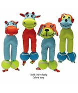 MPP Tennis Tot Dog Toys Ballistic Nylon Body Rubber Ball Legs Characters... - £11.54 GBP