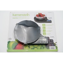 Kamenstein 668009 Stainless Steel Digital Kitchen Scale (Black) - £35.04 GBP