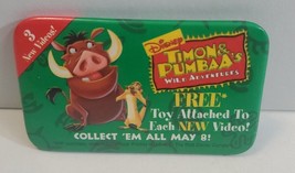 Vintage Promo Pinback Button Disney - Timon & Pumba's Wild Adventure - $7.38