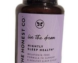 The Honest Company Live The Dream Nightly Sleep Health Vegan 60 Caps Exp... - £17.79 GBP