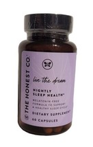 The Honest Company Live The Dream Nightly Sleep Health Vegan 60 Caps Exp 06/2024 - £18.19 GBP