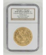 2005 George T. Morgan Proposed Gold Union 1 Oz 999 Fine Gold Gem Unc Box - €3.858,58 EUR
