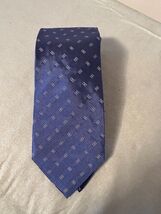 NWOT ROMEO GIGLI French Blue 100% Silk Tie Made in Italy - $78.21