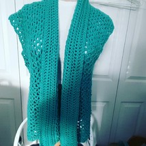 Hand Crochet Summer Sleeveless jacket - £17.38 GBP