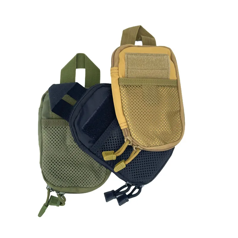 Sporting Military EDC Molle Pouch Mesh Tools Accessory Pouches 1000D Nylon A Wai - £23.84 GBP
