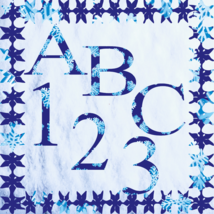ABC and Numbers 12a-Digital ClipArt-Fonts-Snowflake-Gift Tag-Holiday-Gift Card. - £0.98 GBP