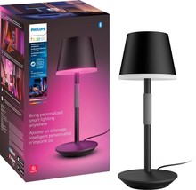 Philips Hue Go Portable Rechargeable Table Lamp - Black - £183.48 GBP