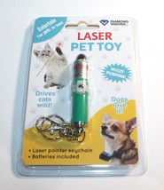 Pet Toy Light Pointer Key Chain Included Batteries Great Fun for Cats Dogs Birds - £3.90 GBP