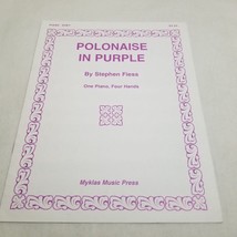 Polonaise in Purple 2002 by Stephen Feiss One Piano Four Hands - £4.70 GBP