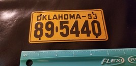Vintage 1950’s Oklahoma BICYCLE LICENSE PLATE - $55.99