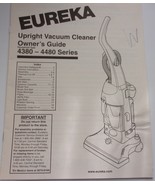 Vintage Eureka Upright Vacuum Cleaner Owner’s Guide 4380 4480 Series 1999 - £3.94 GBP