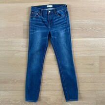 Madewell High Riser Skinny Denim Jeans in Atlantic Wash sz 26 - £23.16 GBP