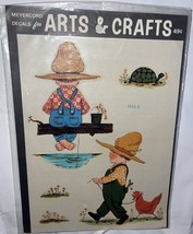 NOS Vintage Meyercord Decals Country Boy Fishing Turtle Hen #1532-E Flow... - $21.78