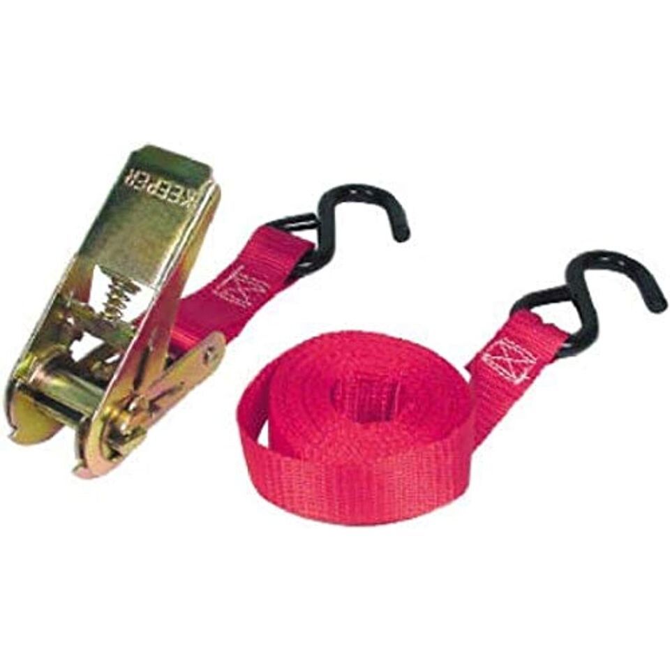 Keeper – 1” X 10’ High Tension Ratchet Tie-Down With S Hooks, 2 Pack - 3... - $27.16