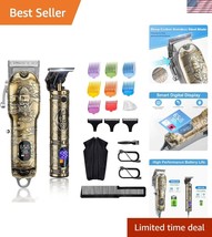 All-In-One Hair Clipping Set: Cordless Clipper, T-Blade Trimmer &amp; Access... - $74.99