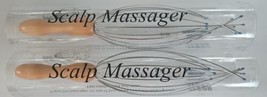 Scalp Massager Scratcher, Wire / Wood Handle Lot Of 2 New - £6.30 GBP