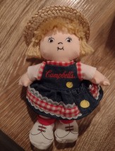 Vintage 2000 Campbell&#39;s Soup Kid Doll, 8 Inch, Rare Find - £7.89 GBP