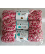 Martha Stewart Crafts Mambo Lion Brand Yarn Flamingo Pink No 6 Bulky Lot... - £9.34 GBP