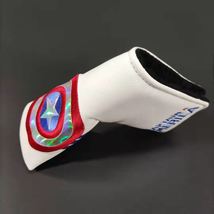 Golf Club Putter Mallet Blade Head Cover Captain Star America Shield Sty... - £20.98 GBP