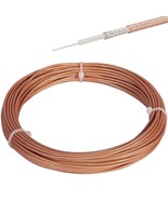 Xrds-Rf Rg-316 Coax Cable 50 Ft, Thin Rf Coaxial Cable Flexible Lightwei... - $38.99