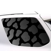 Fits 2010 - 2022 Toyota 4Runner Animal Cow Spots Print Rear Window Decal Sticker - £25.80 GBP