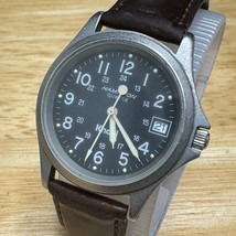 VTG Hamilton Khali Quartz Watch 9445 Men Silver Steel Military Field New... - $284.99