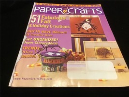 Paper Crafts Magazine October 2005 51 Fabulous Fall &amp; Holiday Creations - £7.84 GBP