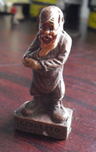 RARE Vintage 1940s Syraco Wood Disney Geppetto Figurine 2 1/4&quot; Tall - £23.02 GBP